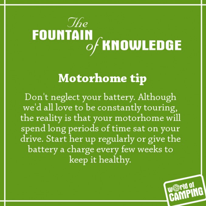 Motorhome Tip