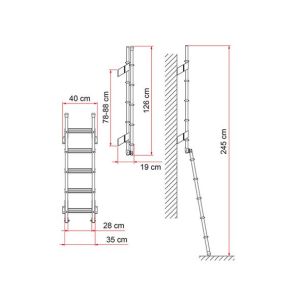 Fiamma Ladder Deluxe 5D | Storage, Security & Accessories