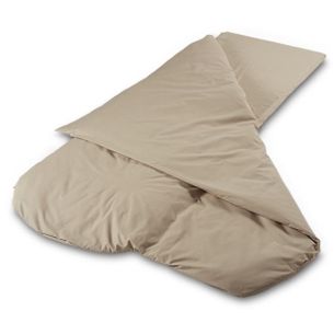 Duvalay Comfort Sleeping Bag - Cappuccino 4.5g Tog | Single Sleeping Bags