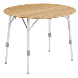 Outwell Custer Bamboo Table | Adjustable Height Tables