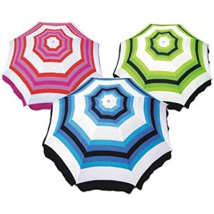 Yello UV Striped Parasol  - Random Colour | Parasols