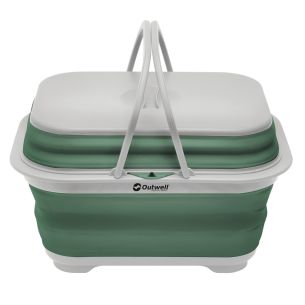 Outwell Washing Base W/Handle & Lid Shadow Green | Washing Up