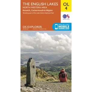 The Lake District - North-Western Area Explorer Leisure Map 4 Front | Hobbies & Sport