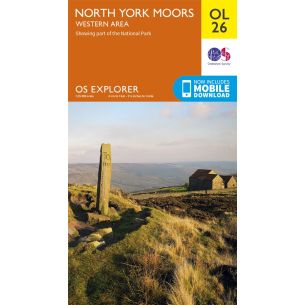 North York Moors - Western Area Explorer Leisure Map 26 Front | Hobbies & Sport