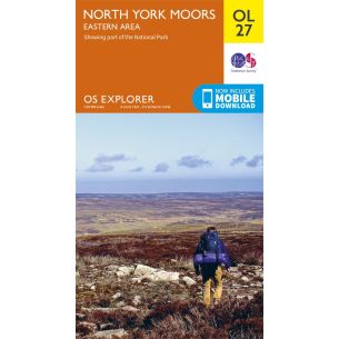 North York Moors - Eastern Area Explorer Leisure Map 27 Front | Hobbies & Sport
