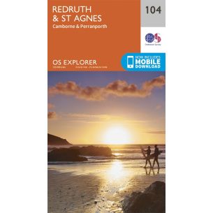 Redruth & St Agnes OS Explorer Map 104 | Ordnance Survey