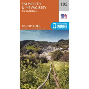 Falmouth & Mevagissey OS Explorer Map 105 | Ordnance Survey