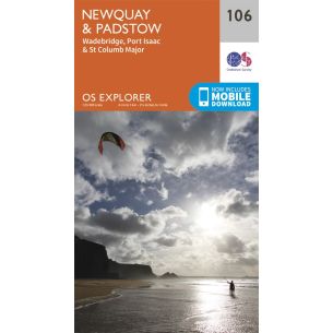 Newquay & Padstow OS Explorer Map 106 | Ordnance Survey