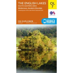 The Lake District - South-Eastern Area Explorer Leisure Map 7 Front | Hobbies & Sport