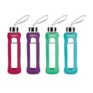 Summit MyBento 500ml Glass Eco Bottle Silicone Cover | Summit