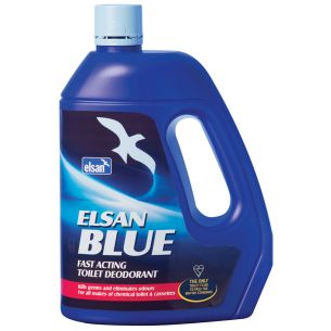 Elsan Blue 2 ltr Perfumed Toilet Fluid | Toilet Waste Holding Tank