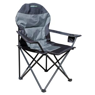 Outdoor Revolution High Back XL Chair Grey and Black | Outdoor Revolution