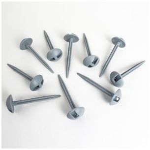 Blue Diamond 10x Grey Plastic Groundsheet Pegs | Blue Diamond