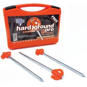 Case of 20 Orange Tipped Hard Ground Pegs  | Blue Diamond