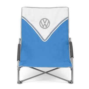 Volkswagen Blue Campervan Folding Low Camping Chair | Furniture by Brand