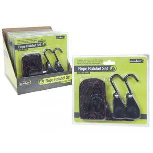  Summit 2PC Rope Ratchet Set Black | Guylines and Rings