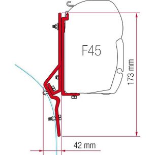 Fiamma F45 Adapter Kit (Ducato - Master) | Bracket / Adapter Kits