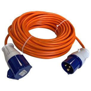 Caravan Mains Extension Cable 25m 2.5mm 16A | Hook Up / 12V Electrics