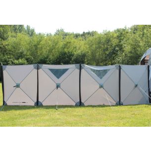 Pronto PC 4 Panel Windbreak (125 x 500) | Collapsible Steel Poles