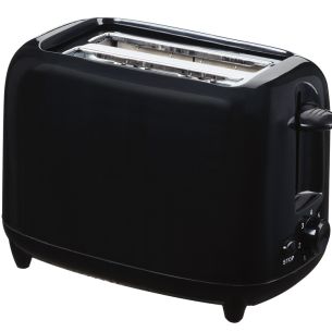 Quest Low Wattage 2 Slice Black Toaster  | Quest