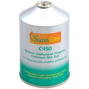 Sunncamp 450g Self Sealing Gas Cartridge | Gas