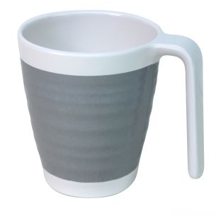 Outdoor Revolution Premium 4pc Melamine Grey Mug Set | Cups & Glasses