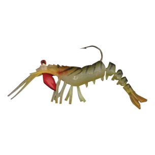 WSB Tackle Soft Shrimp Zebra Natural 11g Lure | Sea Fishing