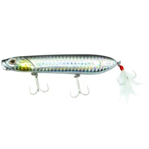 WSB Tackle Splasher Popper 18g Silver Lure | Sea Fishing