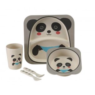 Vango Bamboo Panda Kids Set  | Camping Kitchenware 