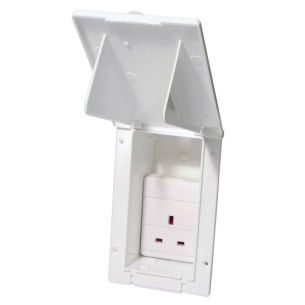 W4 UK Mains Flush Outlet 240V AC | W4