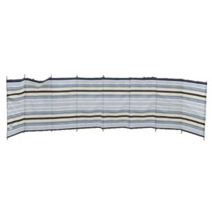 Blue Diamond 9 Pole Contemporary Windbreak - Sand/Grey | 6m and Over