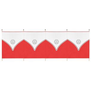 Volkswagen Red 5 Pole Tall Windbreak | 4m to 6m