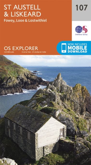 St Austell & Liskeard OS Explorer Map 107