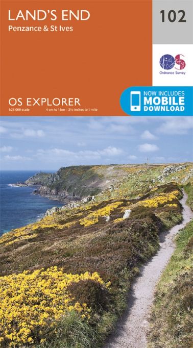 Lands End OS Explorer Map 102