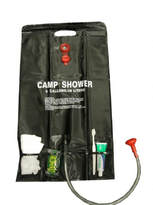 SunnCamp Platinum 20 Litre Solar Shower with Pockets