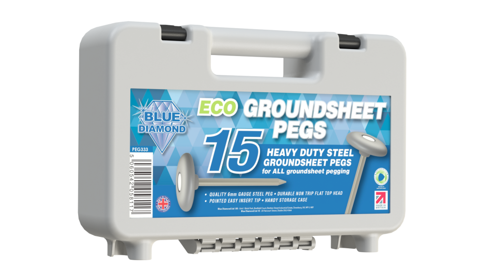 Blue Diamond Eco Groundsheet Pegs