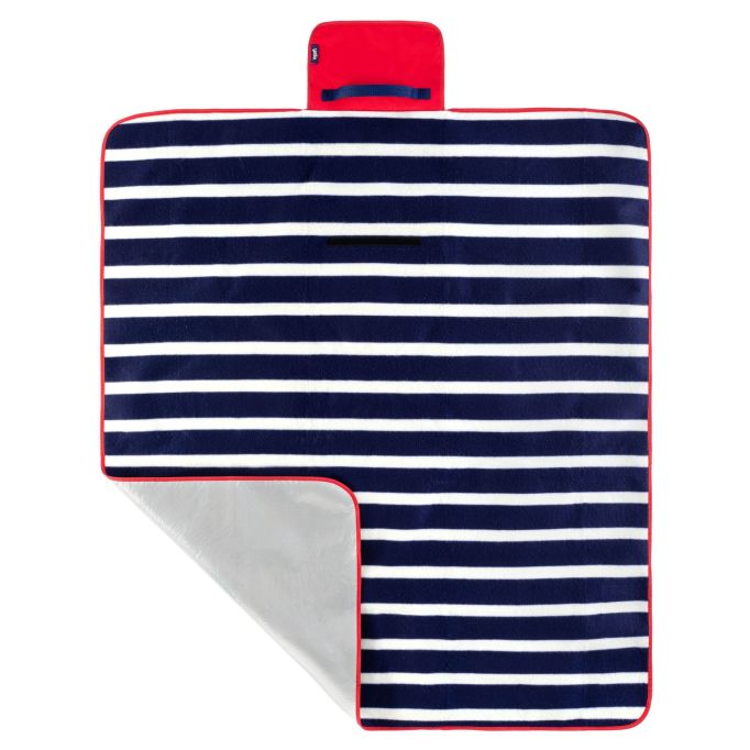 Yello Striped Fleece Picnic Rug