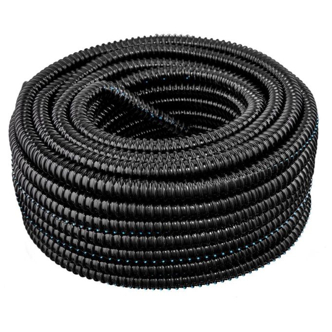 3/4 Inch Black Convoluted Hose