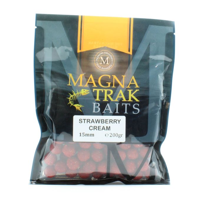 Magnatrak Boilies Strawberry Cream 200g