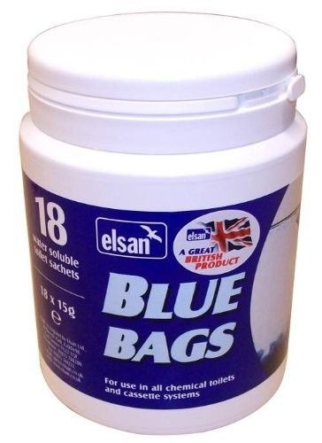 Elsan Blue Bags - Pot of 18 Sachets with 3 Extra Free