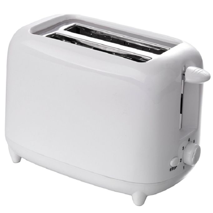 Scotsman Low Wattage 2 Slice White Toaster 