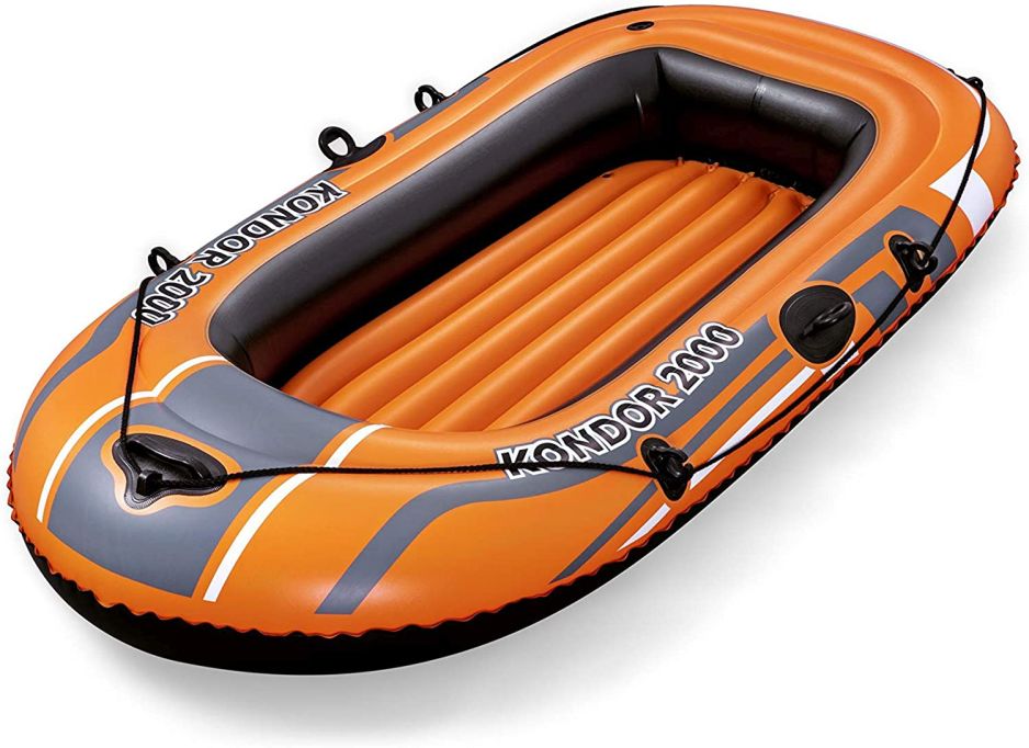 Kondor 2000 Inflatable Boat with Oar and Pump