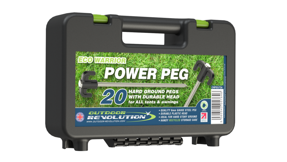 Case of 20 Outdoor Revolution Eco Warrior Power Peg