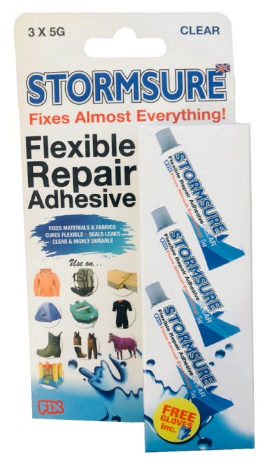 Stormsure Flexible Repair Clear Adhesive 5g x 3