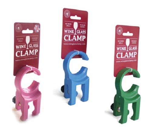 Wine Glass Clamp - Hands Free Glass Holder