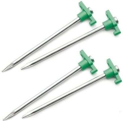 Single Loose Steel Groundhog Pegs 25cm