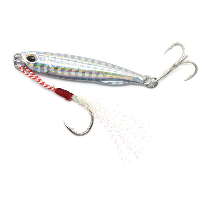 WSB Tackle Turbulous Slow Jig 40G Silver Lure