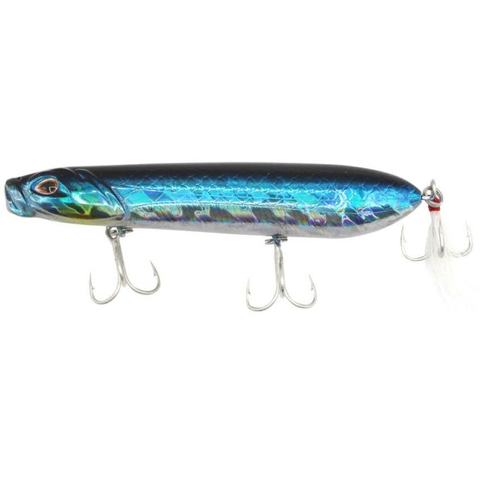 WSB Tackle Splasher Popper 18g Blue/Silver Lure