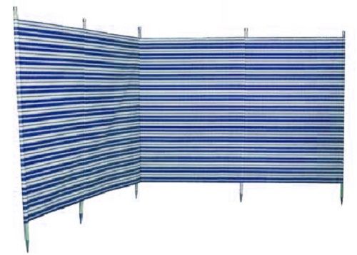 Blue Diamond 5 Pole Classic Blue Windbreak