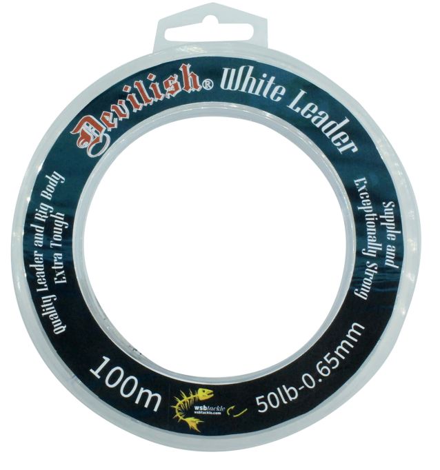 WSB Tackle Devilish White Leader 70Lb Line